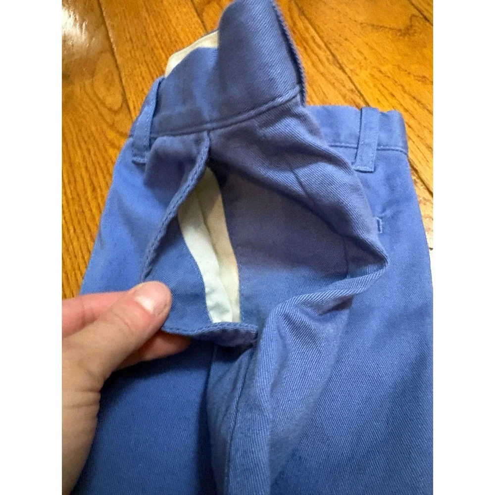 Crewcuts J.Crew Boys Slim Fit Chino Pants Blue Adjustable Waist sz 8 Re-Imagined